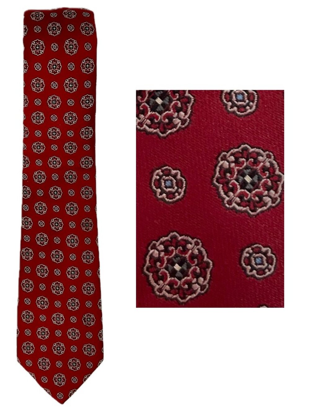 Royal Knight Mens Red Tie Classic